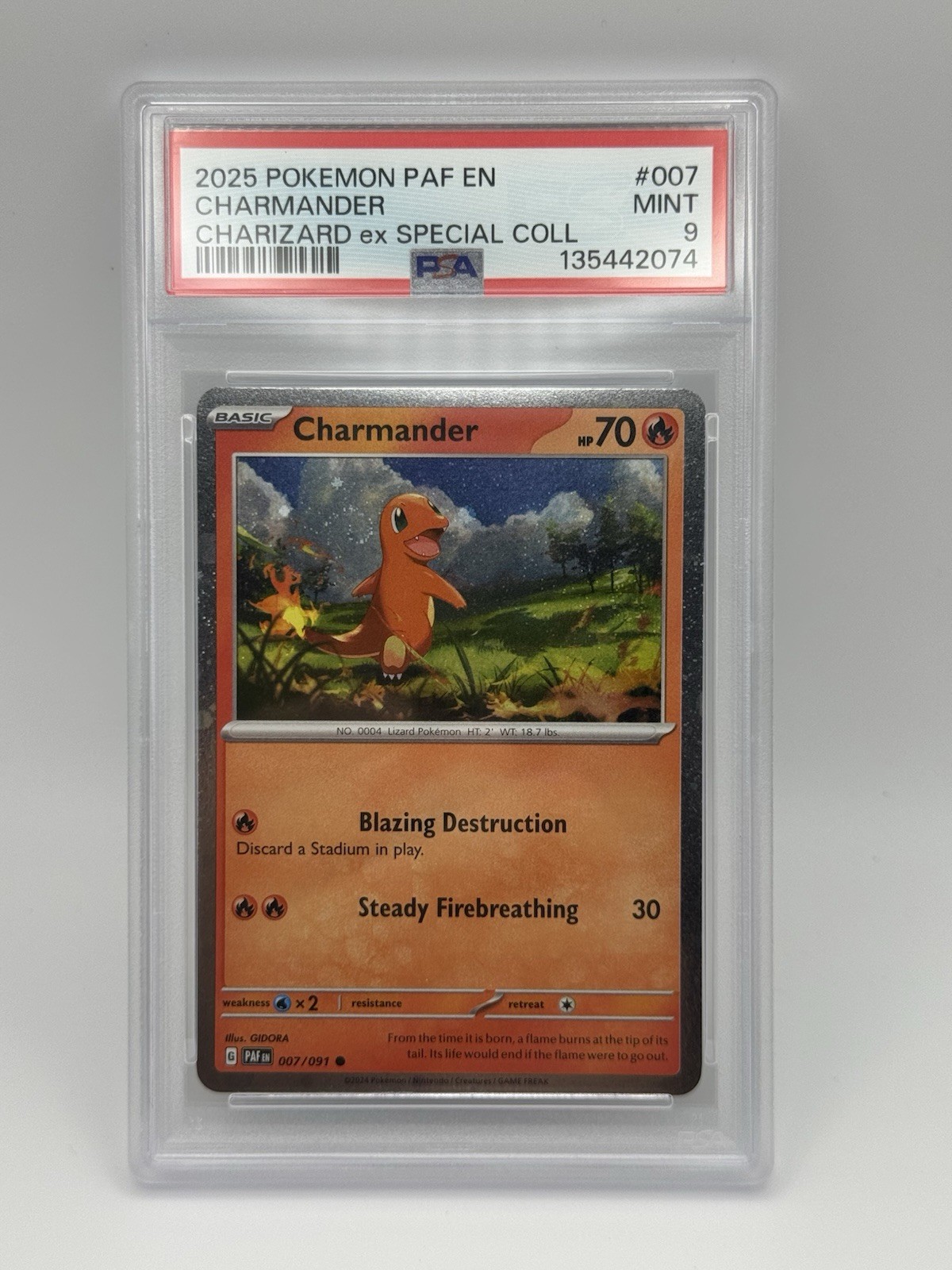 2025 Pokemon Paf EN-Paldean Fates Charmander Charizard EX Special Collection 007