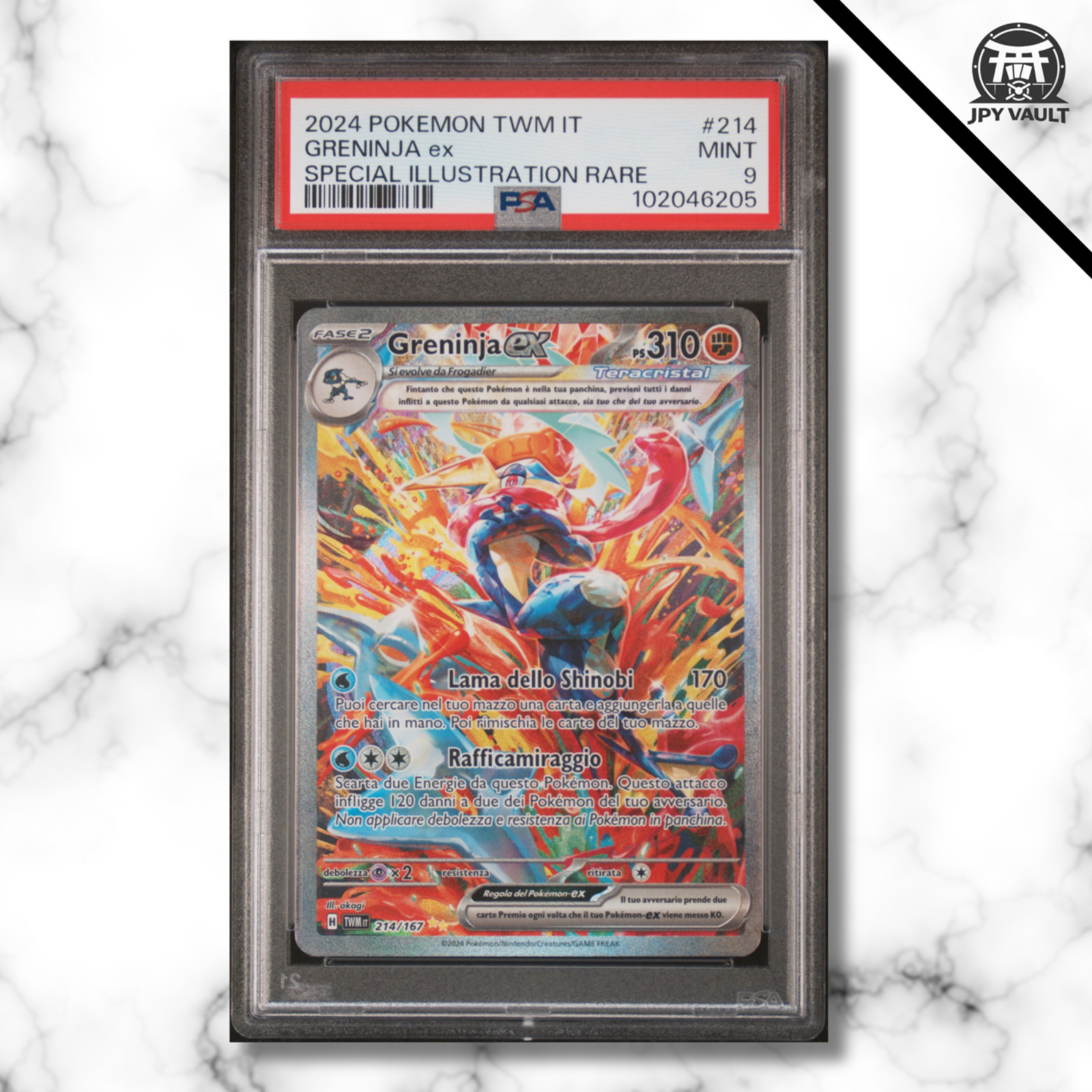 2024 Pokemon Italian Twm It-Twilight Masquerade Greninja EX Special Illustration Rare 214