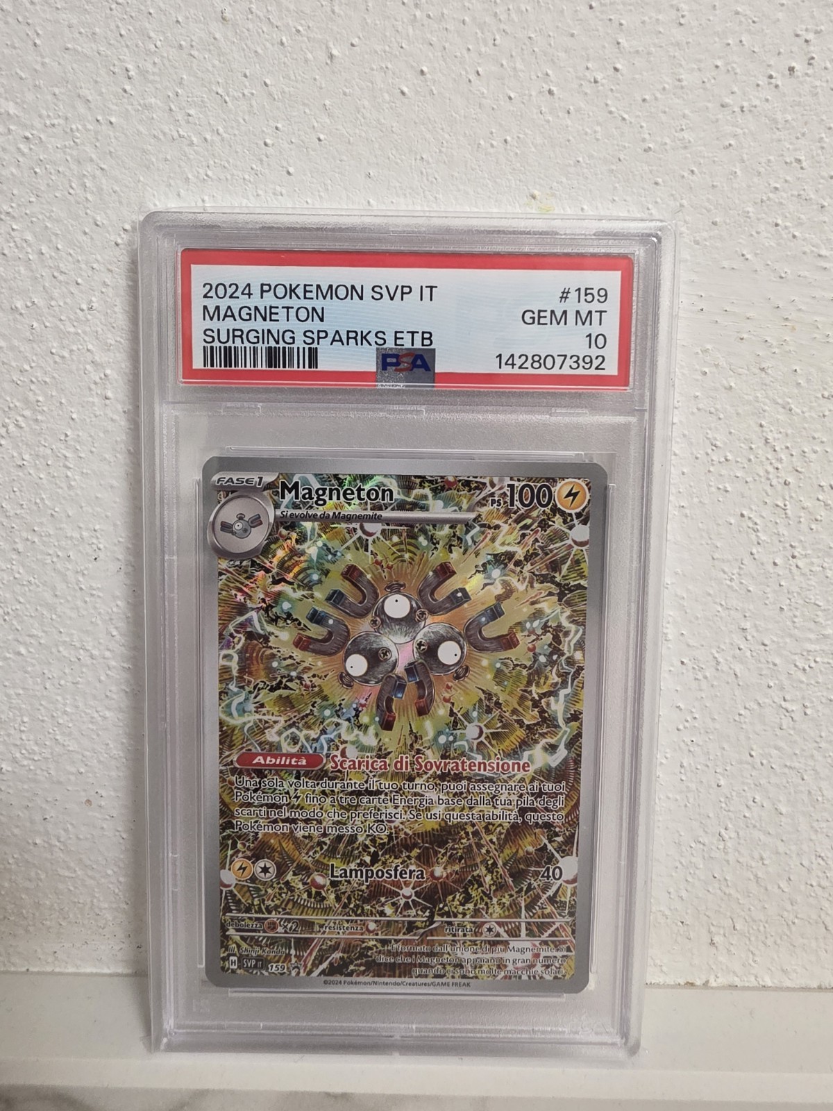 2024 Pokemon Italian Svp It-SV Black Star Promo Magneton Surging Sparks Elite Trainer Box 159