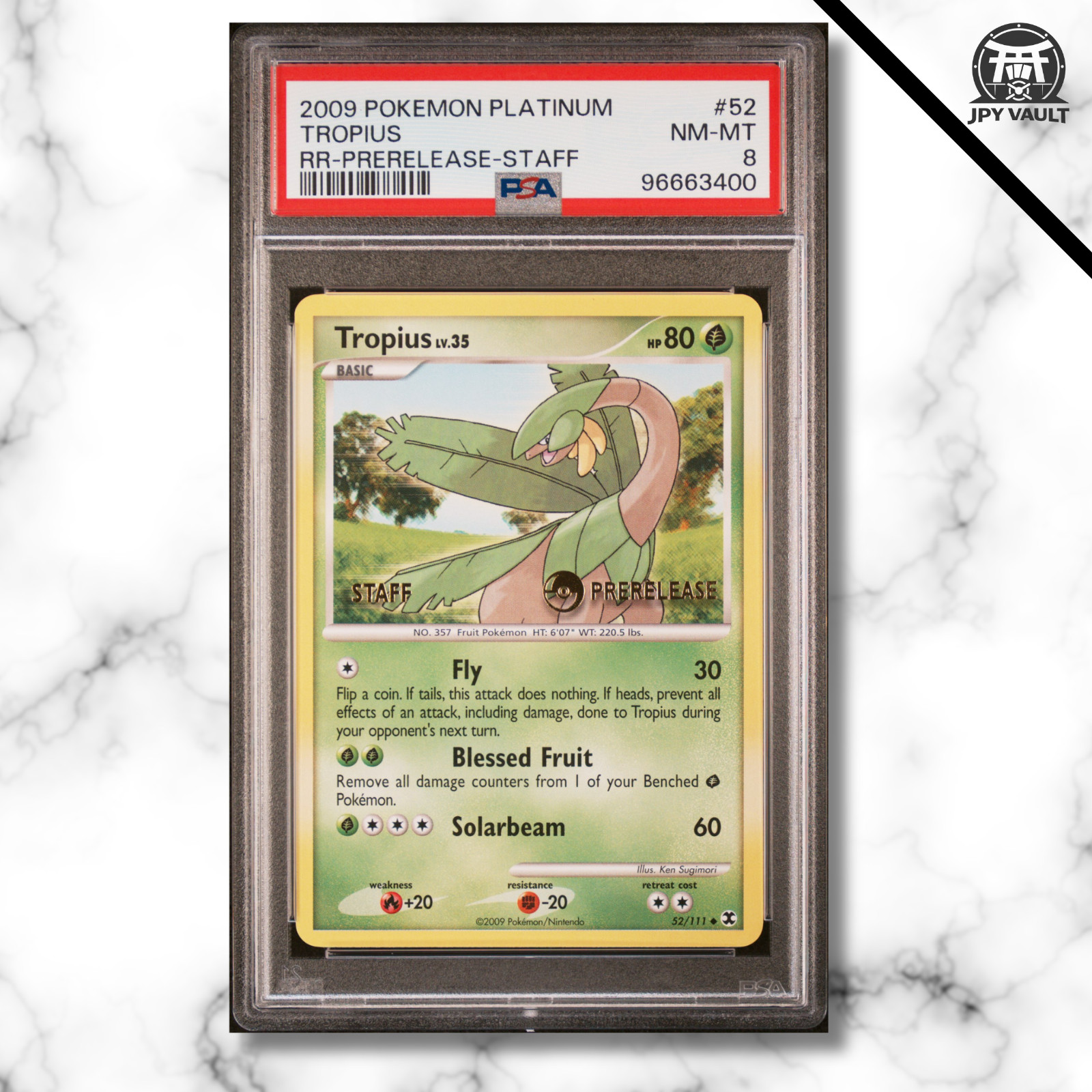 2009 Pokemon Platinum Rising Rivals Tropius Prerelease-Staff 52