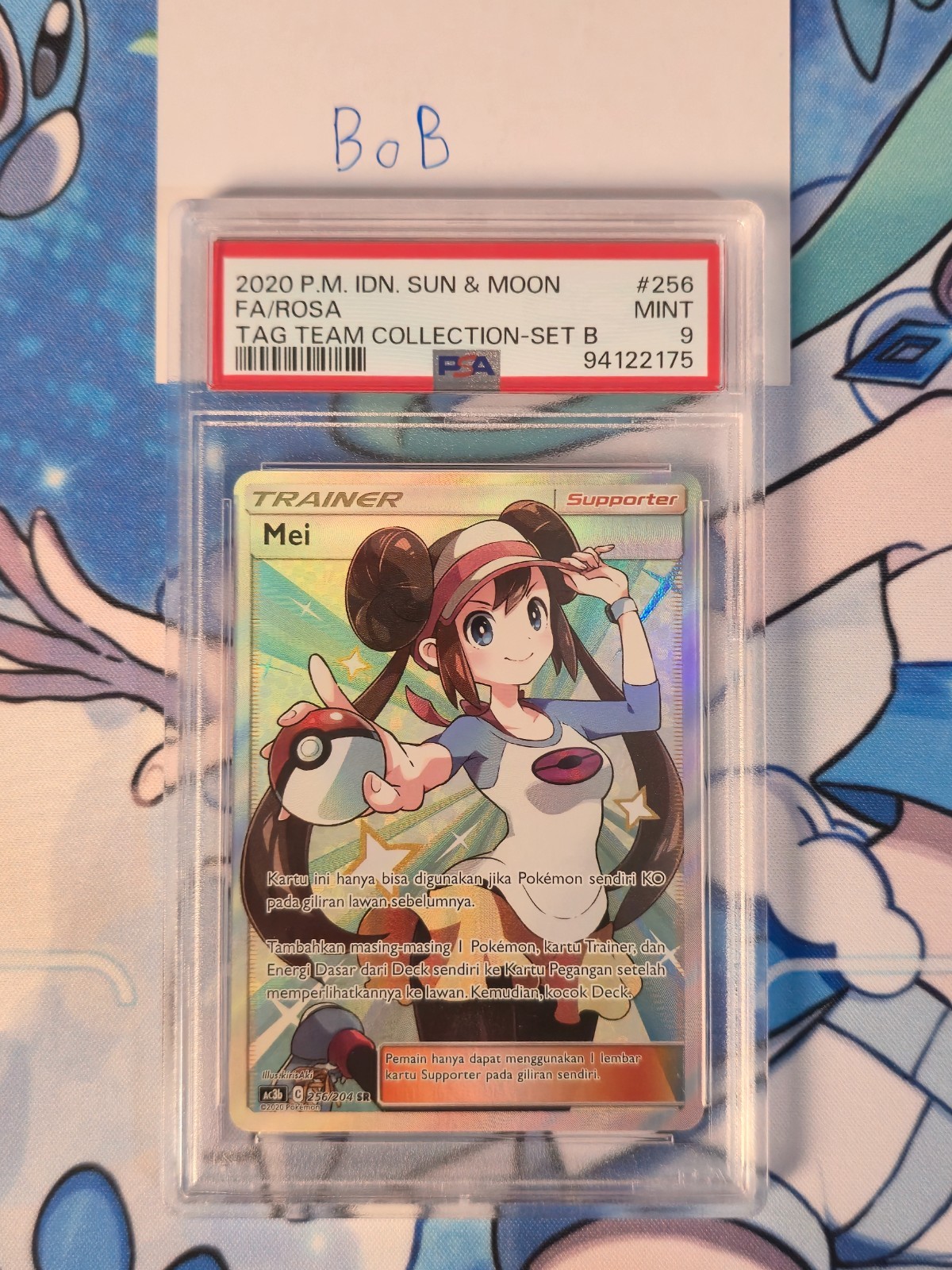 2020 Pokemon Indonesian Sun & Moon Tag Team Collection Full Art/Rosa Set B 256