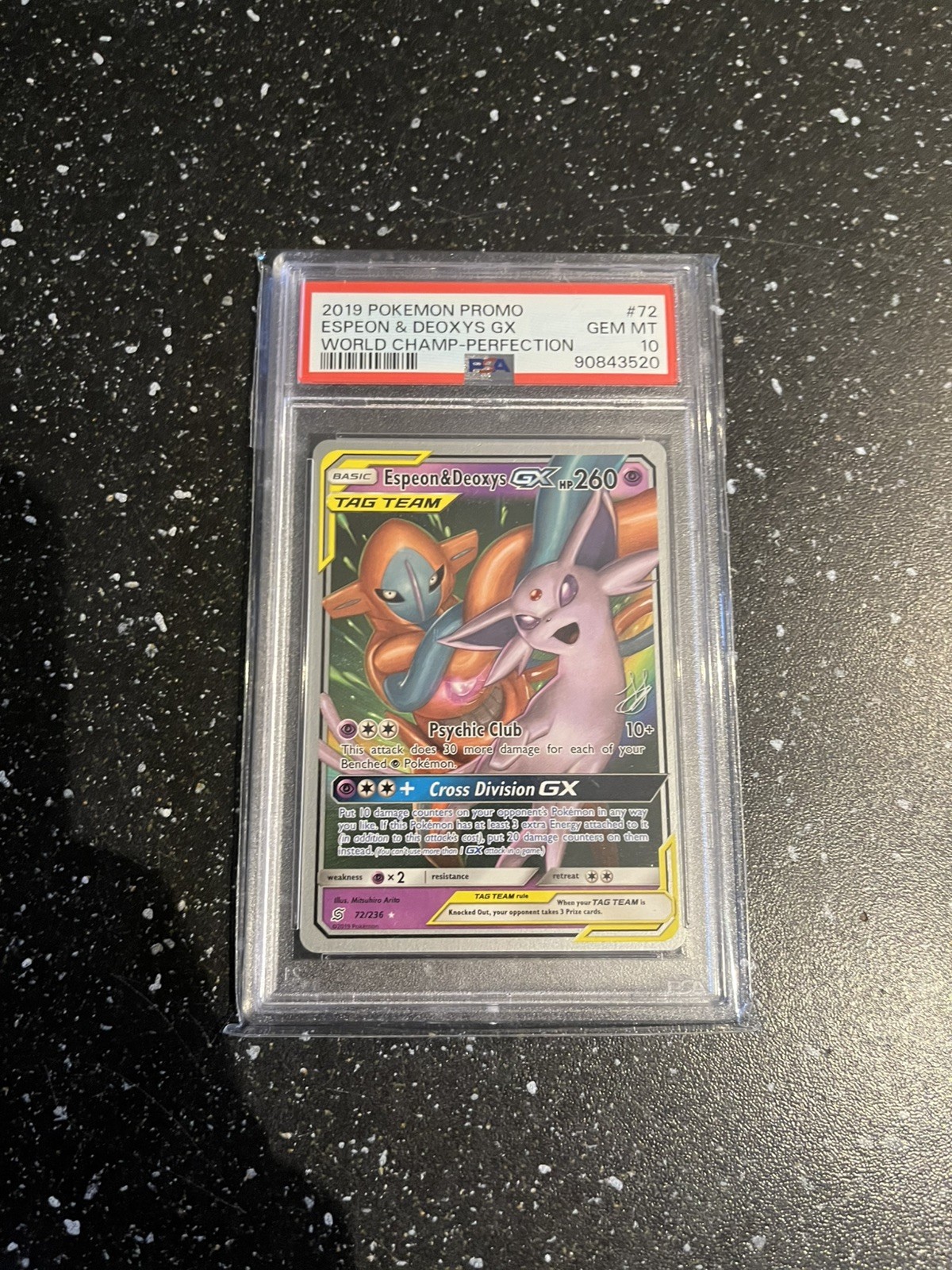 2019 Pokemon 2019 World Championships Deck: Perfection Espeon & Deoxys GX 72