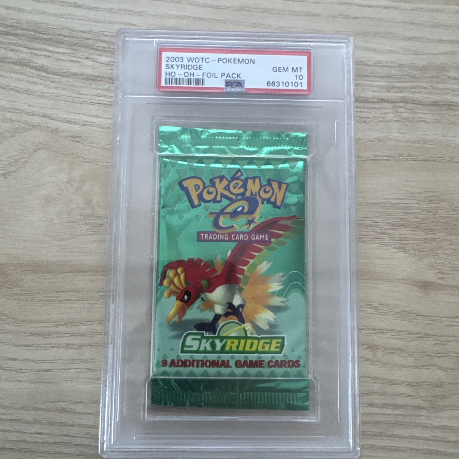 2003 Wotc-Pokemon Skyridge Foil Pack Foil Pack HO-Oh