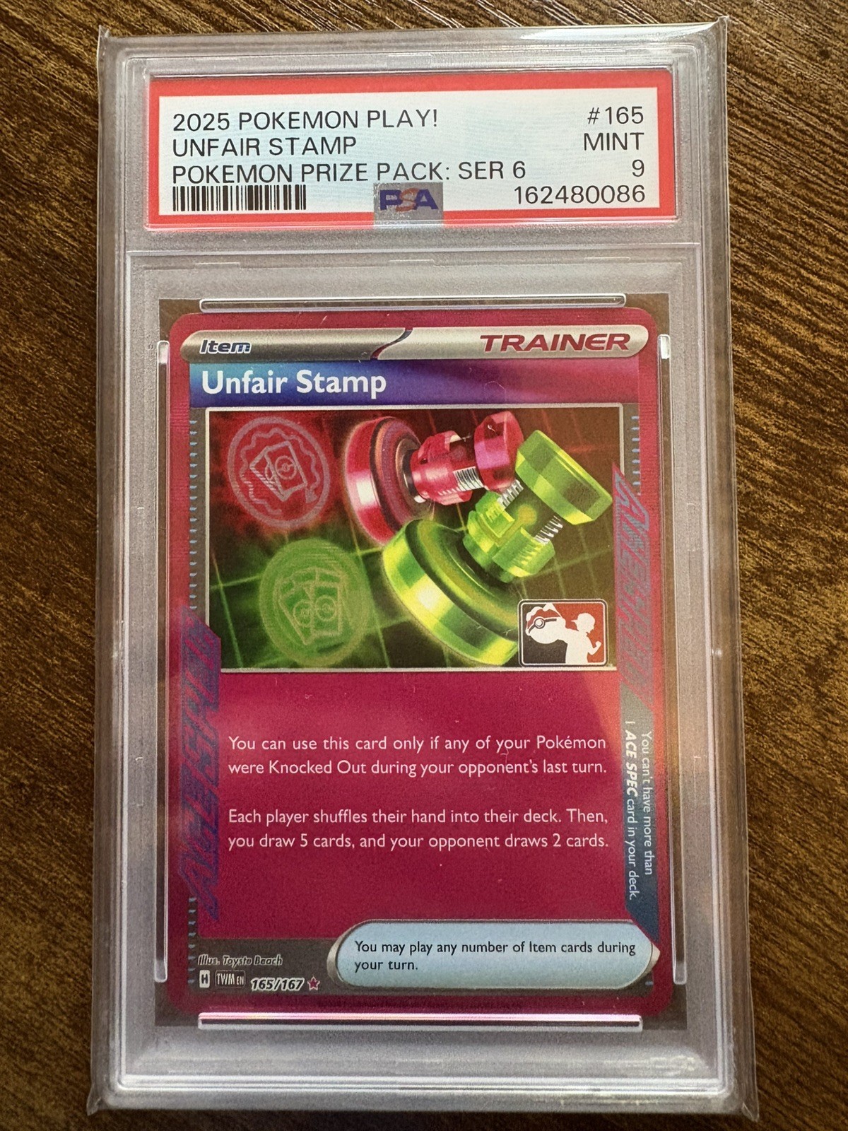 2025 Pokemon Play! Pokemon Prize Pack: Series 6 Unfair Stamp 165