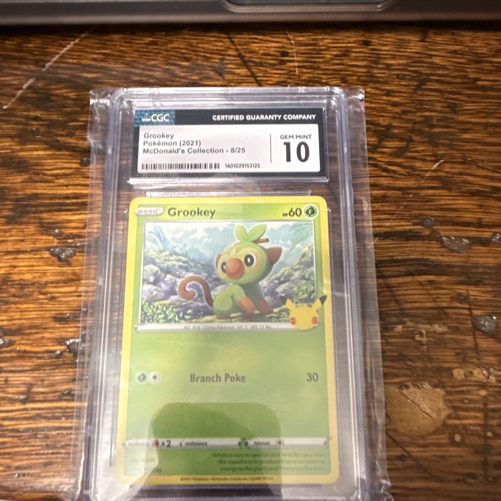 2021 McDonald's Collection 2021 - English Grookey Promo (Non-Holo) 8/25