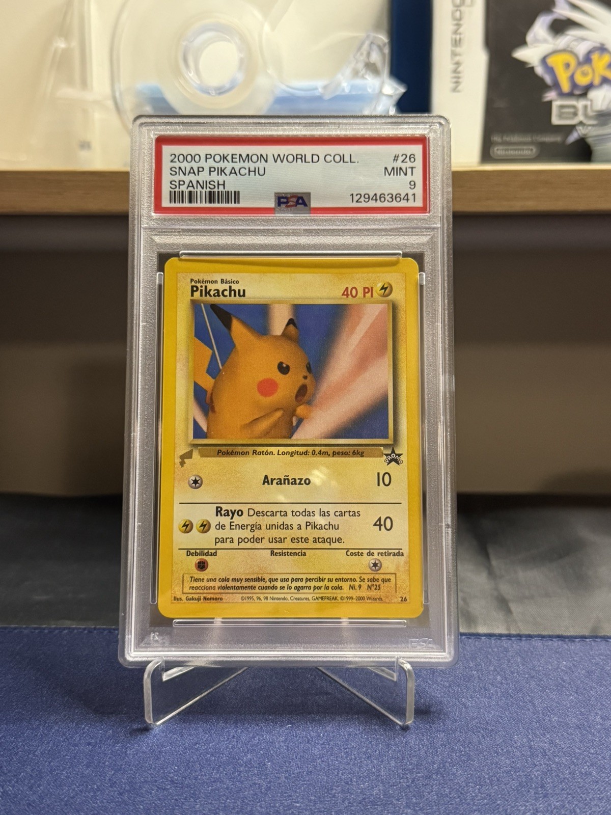 2000 Pokemon Pikachu World Collection Snap Pikachu Spanish 26