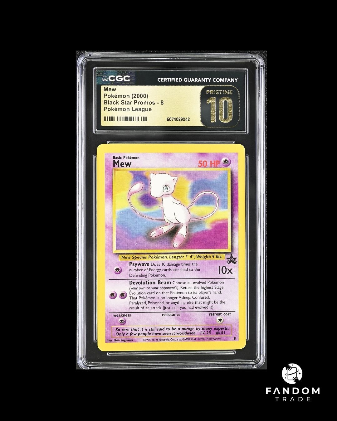 2000 Black Star Promos - WotC - English Mew Pokémon League 8