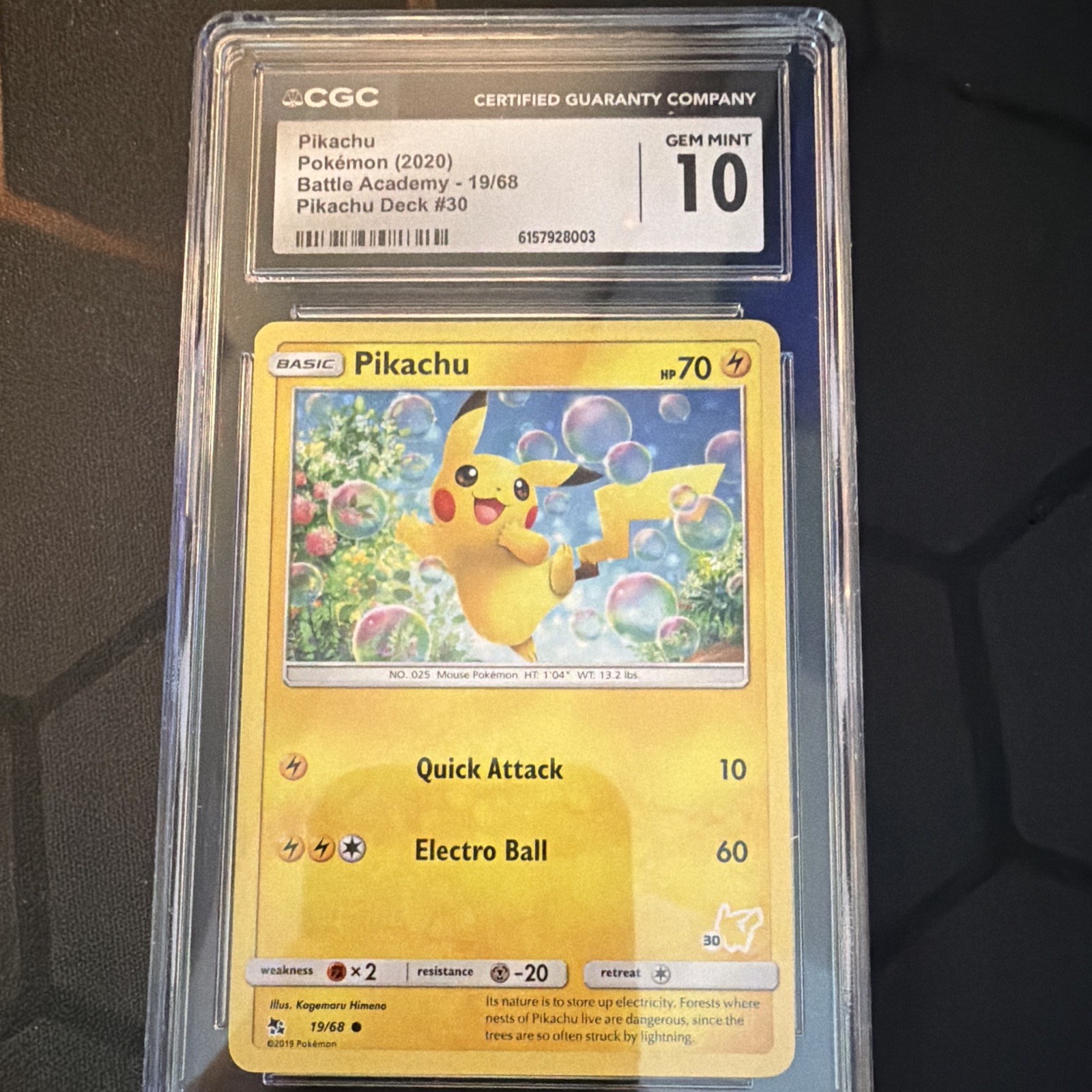 2020 Battle Academy - English Pikachu Pikachu Deck #30 19/68