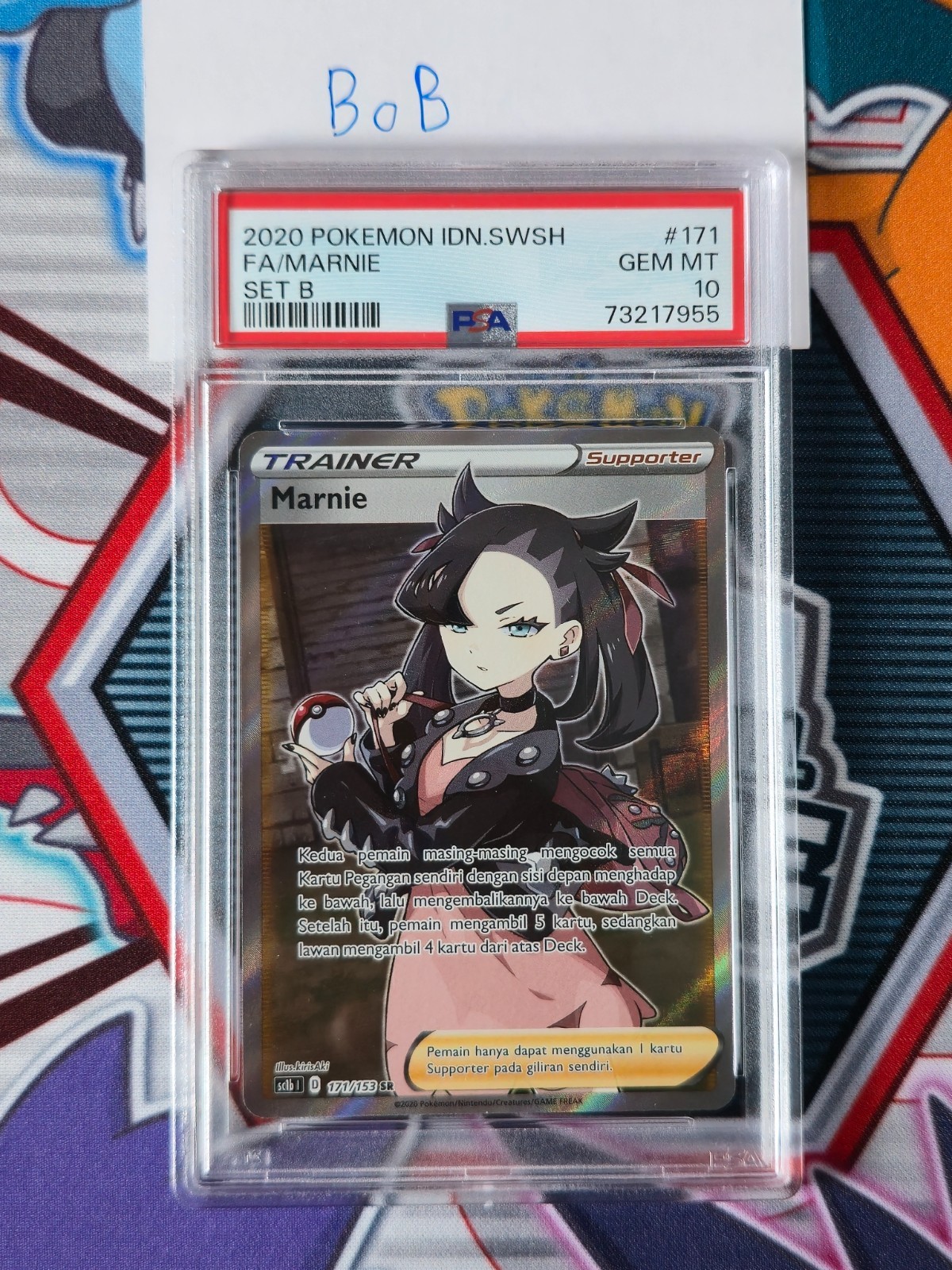 2020 Pokemon Indonesian Sword & Shield Full Art/Marnie Set B 171