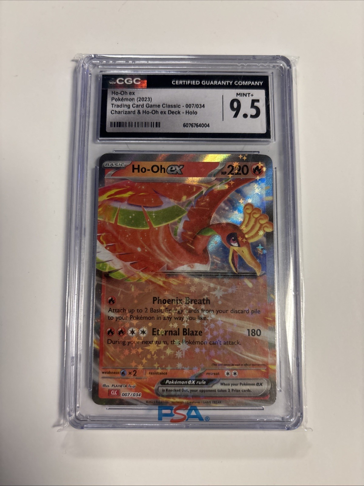2023 Trading Card Game Classic - CLV, CLC, CLB - English Ho-Oh ex Charizard & Ho-Oh ex Deck - CLC Holo 007/034