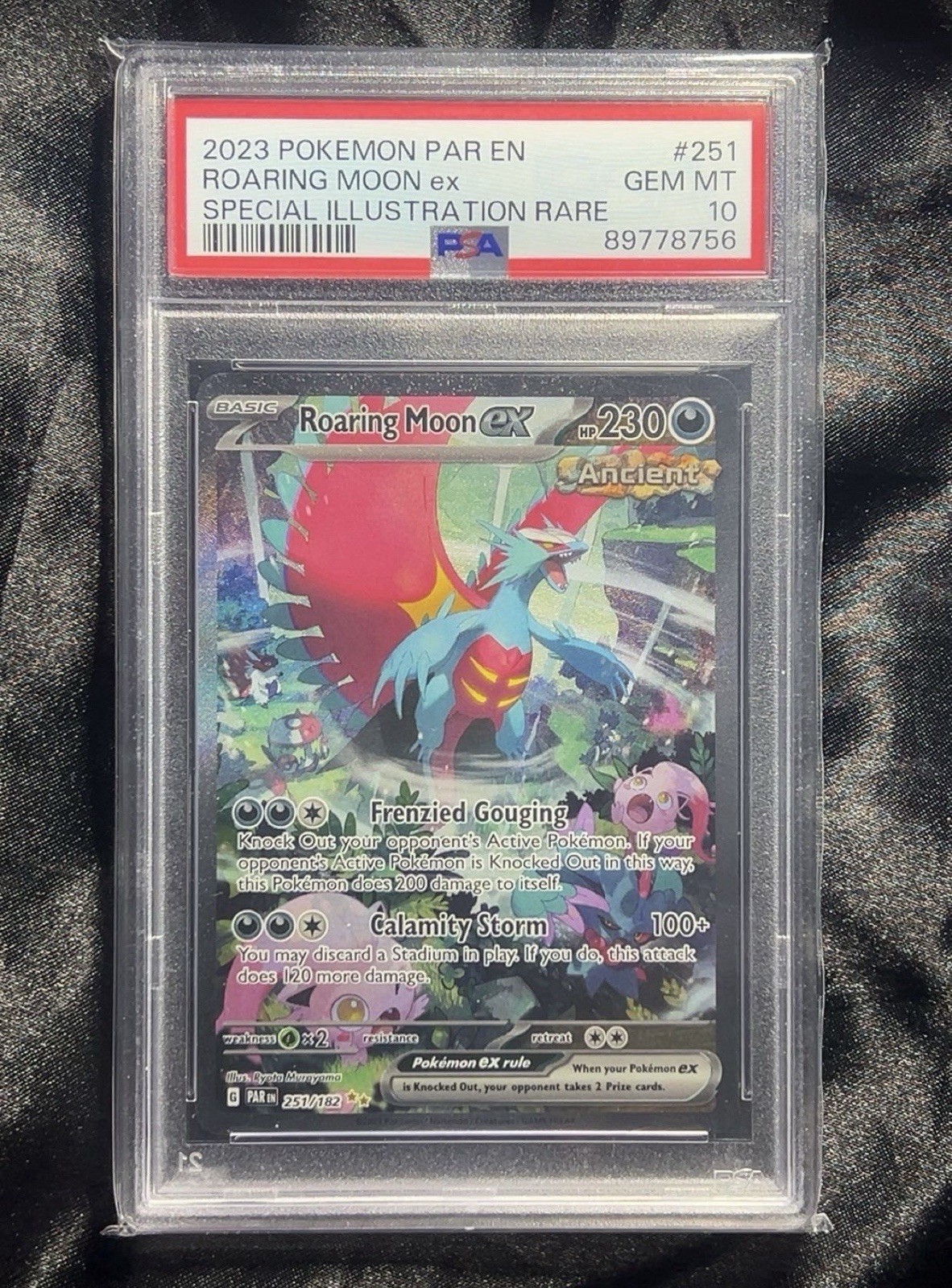 2023 Pokemon Par EN-Paradox Rift Roaring Moon EX Special Illustration Rare 251
