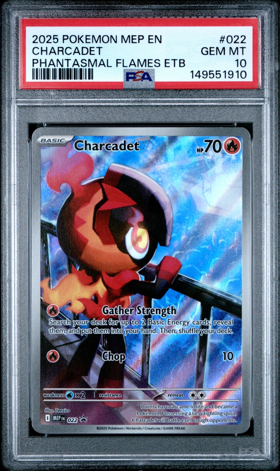 2025 Pokemon Mep EN-Me Black Star Promo Charcadet Phantasmal Flames Elite Trainer Box 022