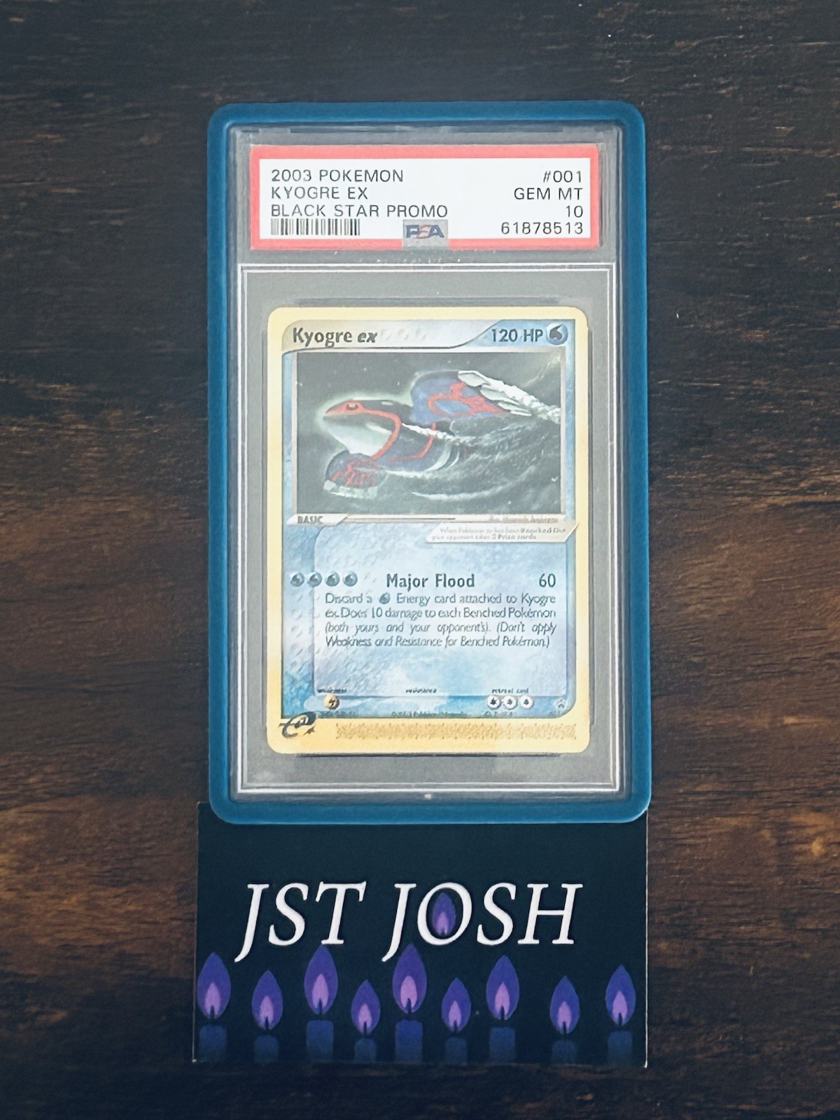 2003 Pokemon Black Star Promo Kyogre EX 001