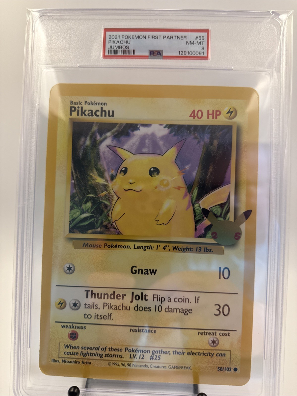 2021 Pokemon First Partner Jumbos Pikachu 58