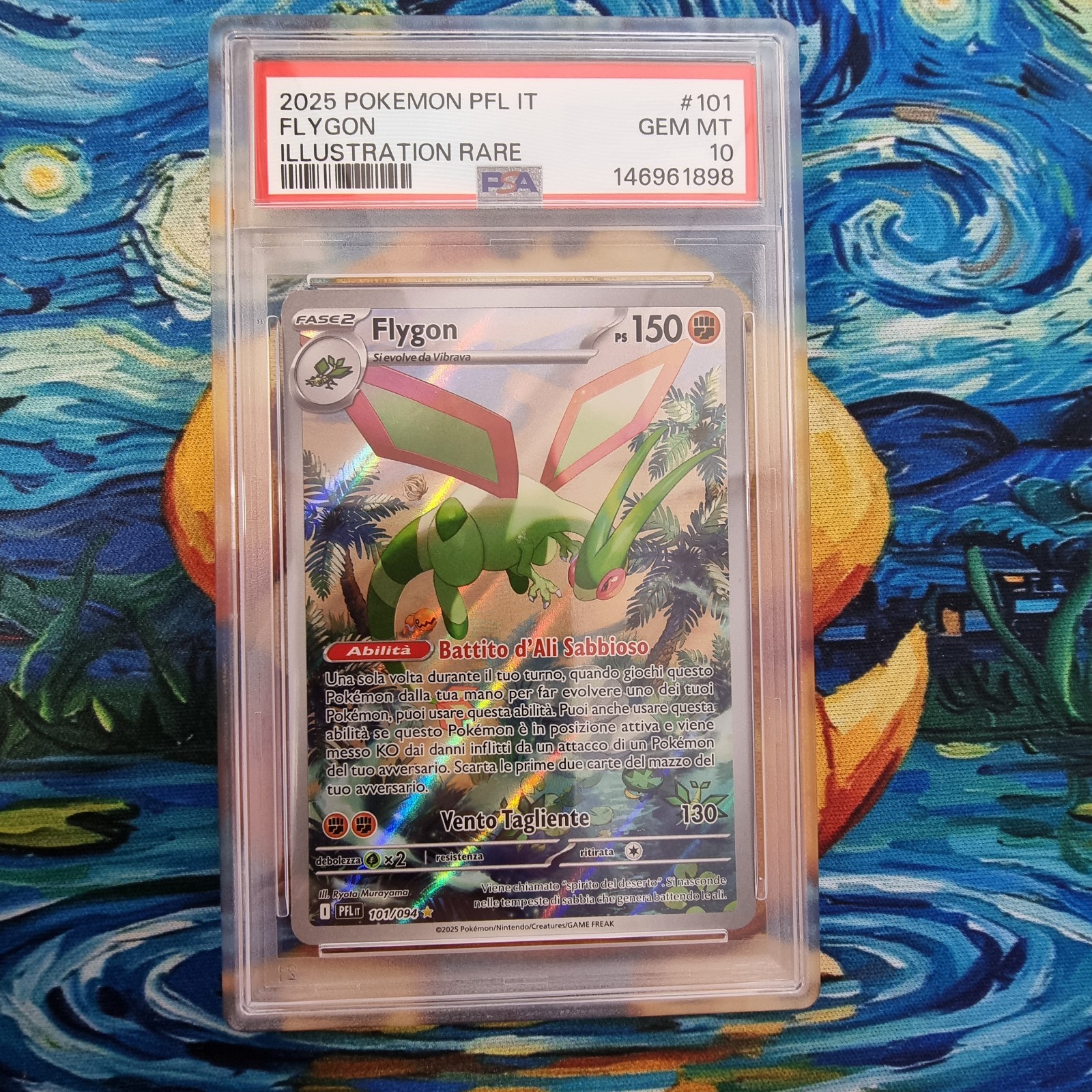 2025 Pokemon Italian Pfl It-Phantasmal Flames Flygon Illustration Rare 101