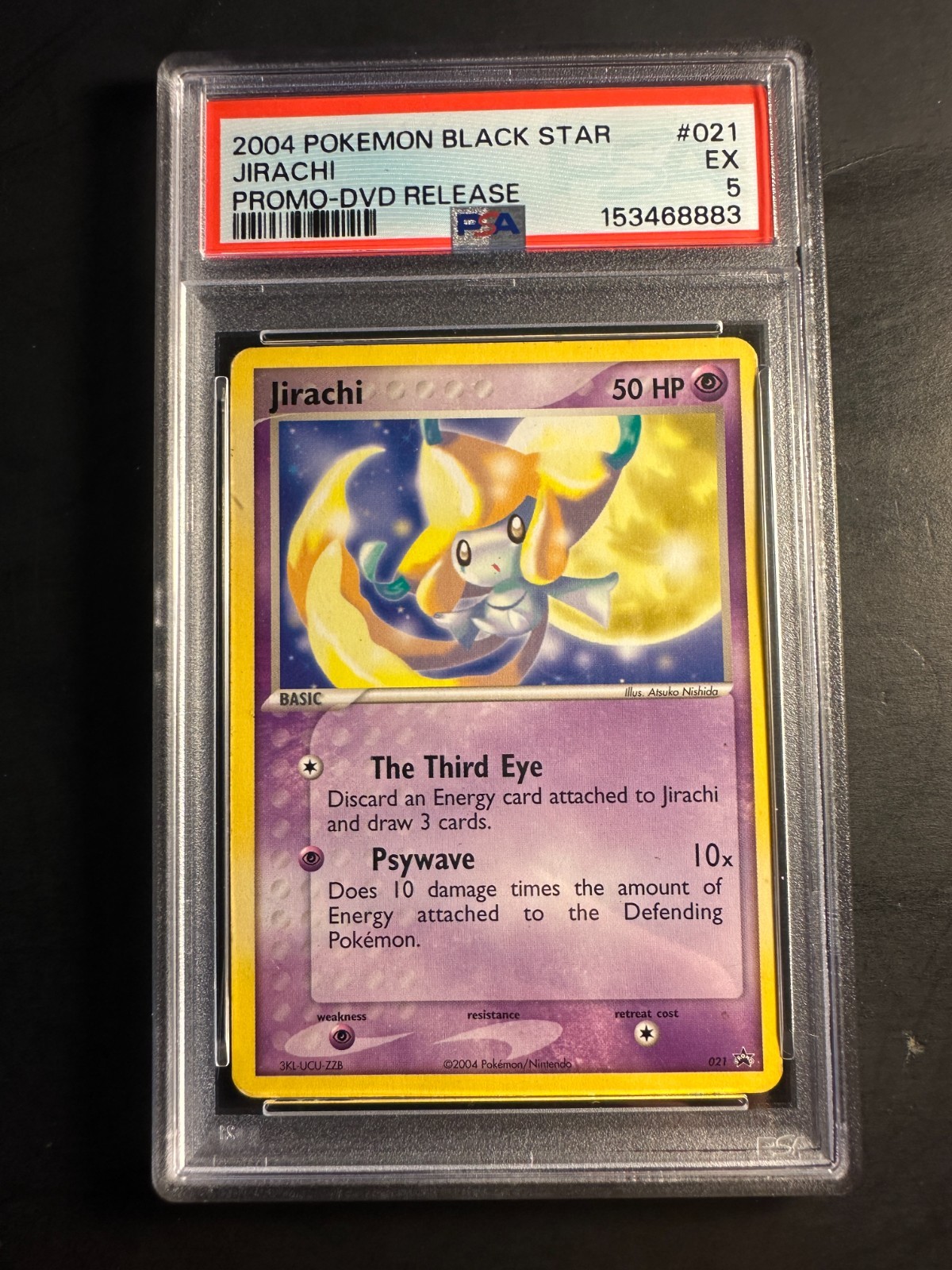 2004 Pokemon Black Star Promo Jirachi Dvd Release 021