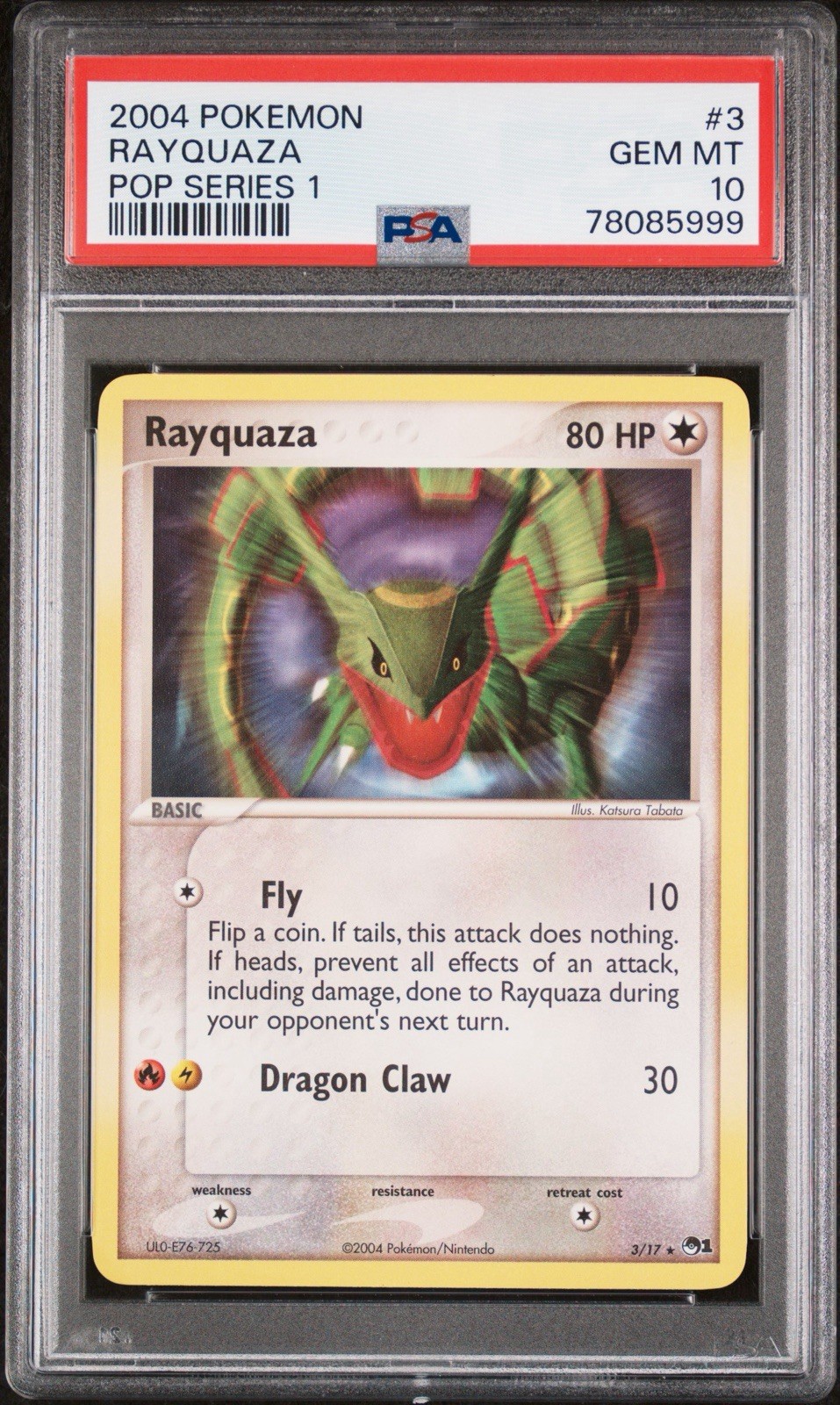 2004 Pokemon Pop Series 1 Rayquaza 3