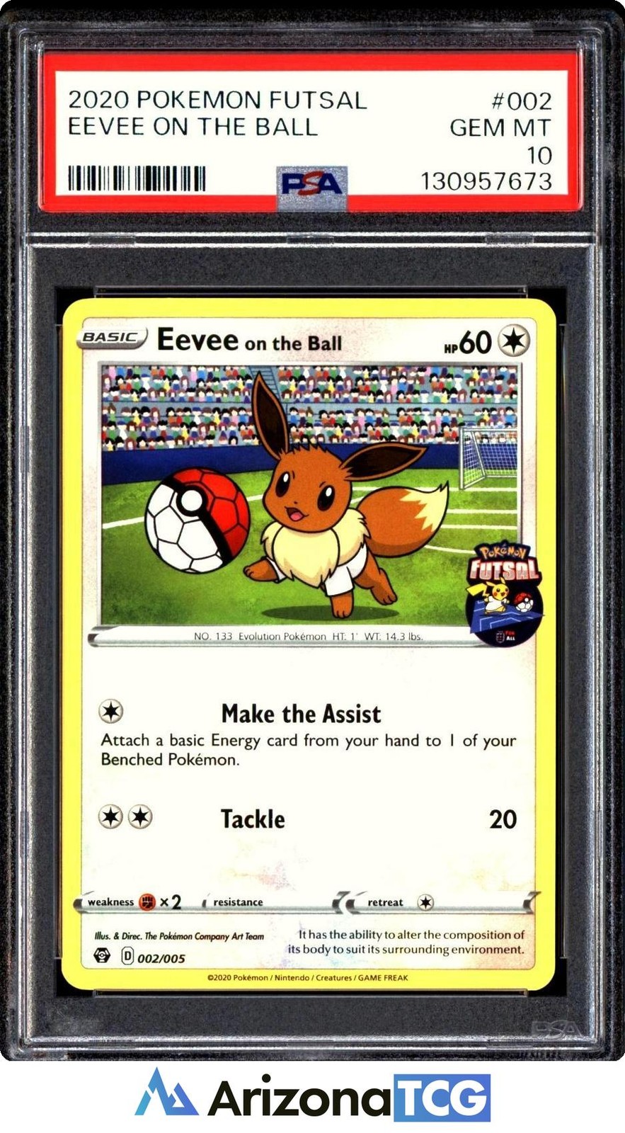2020 Pokemon Futsal Eevee on the Ball 002