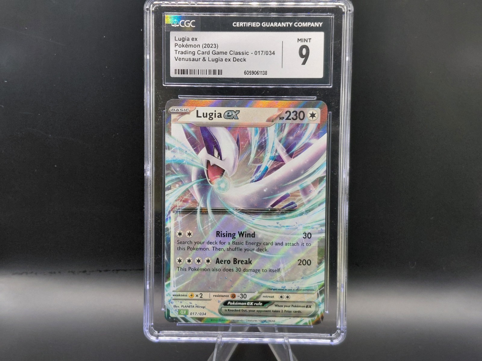 2023 Trading Card Game Classic - CLV, CLC, CLB - English Lugia ex Venusaur &amp; Lugia ex Deck - CLV Holo 017/034