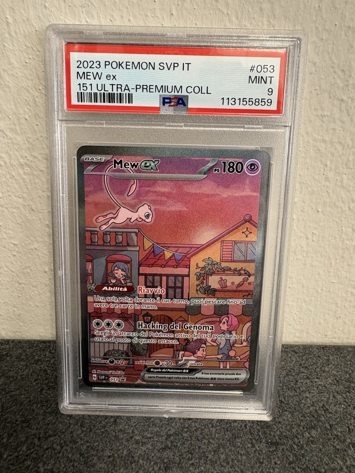 2023 Pokemon Italian Svp It-SV Black Star Promo Mew EX 151 Ultra-Premium Collection 053