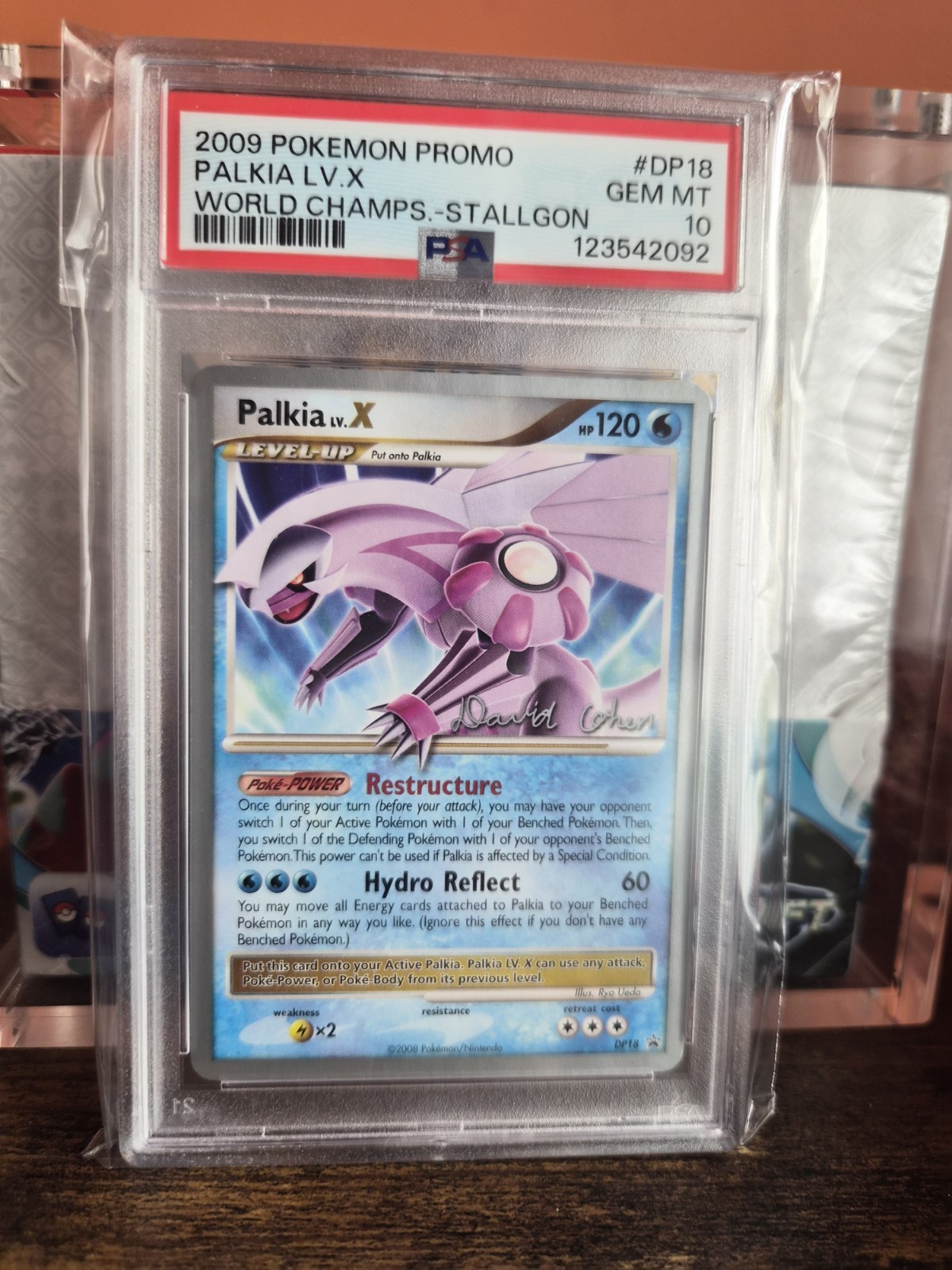 2009 Pokemon World Championships Promo Palkia LV.X Stallgon DP18