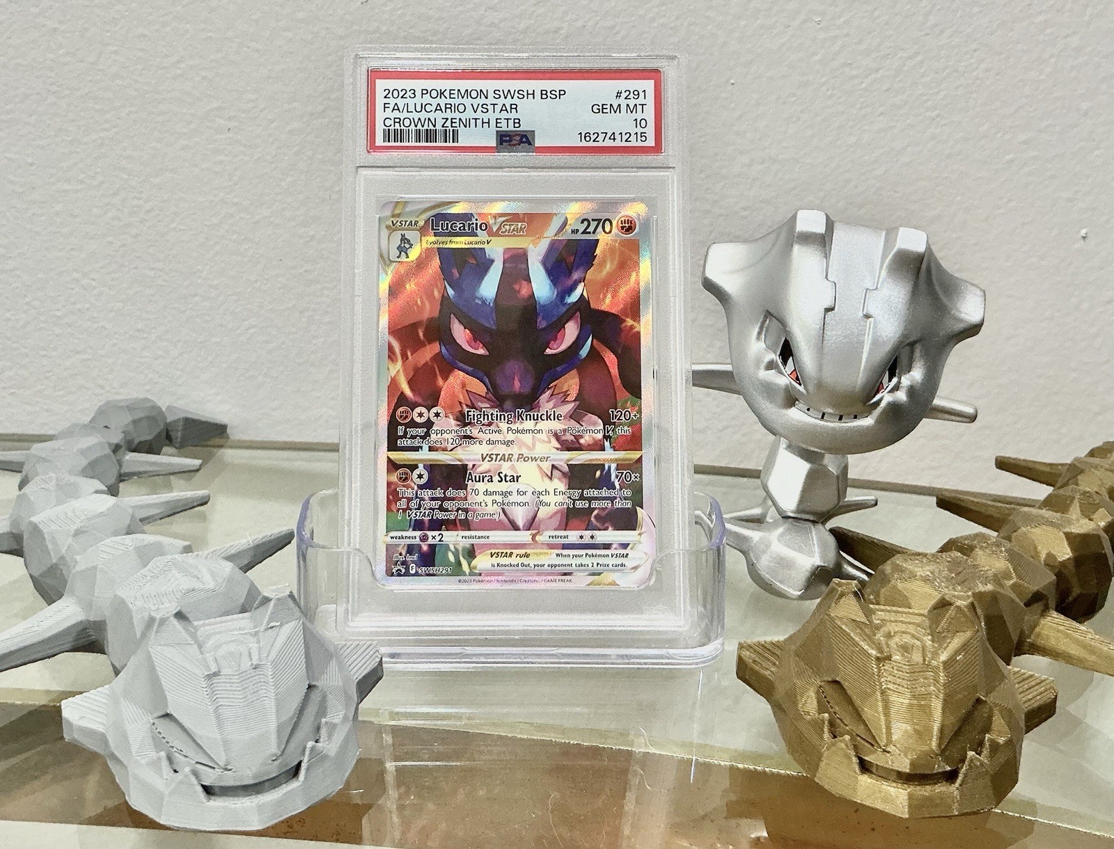 2023 Pokemon Swsh Black Star Promo Full Art/Lucario Vstar Crown Zenith Elite Trainer Box 291