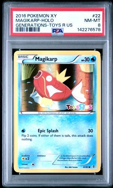 2016 Pokemon XY Generations Magikarp-Holo Toys R US 22
