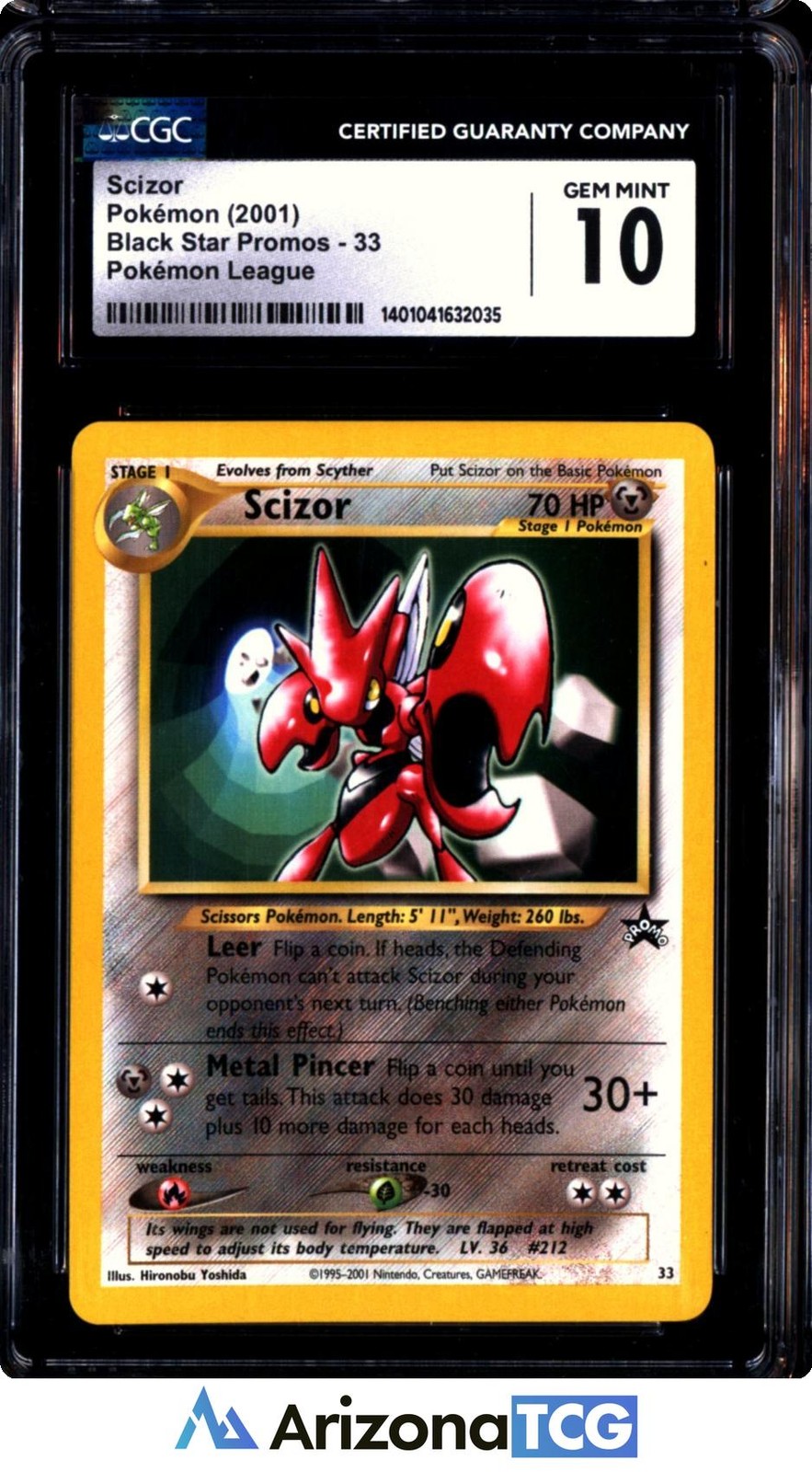 2001 Black Star Promos - WotC - English Scizor Pokémon League 33