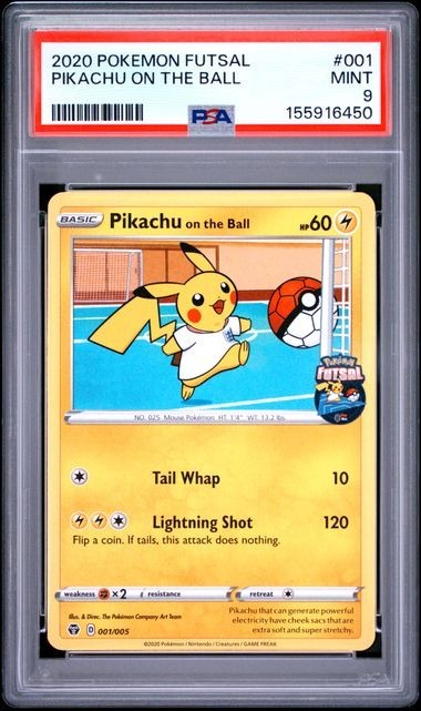 2020 Pokemon Futsal Pikachu on the Ball 001