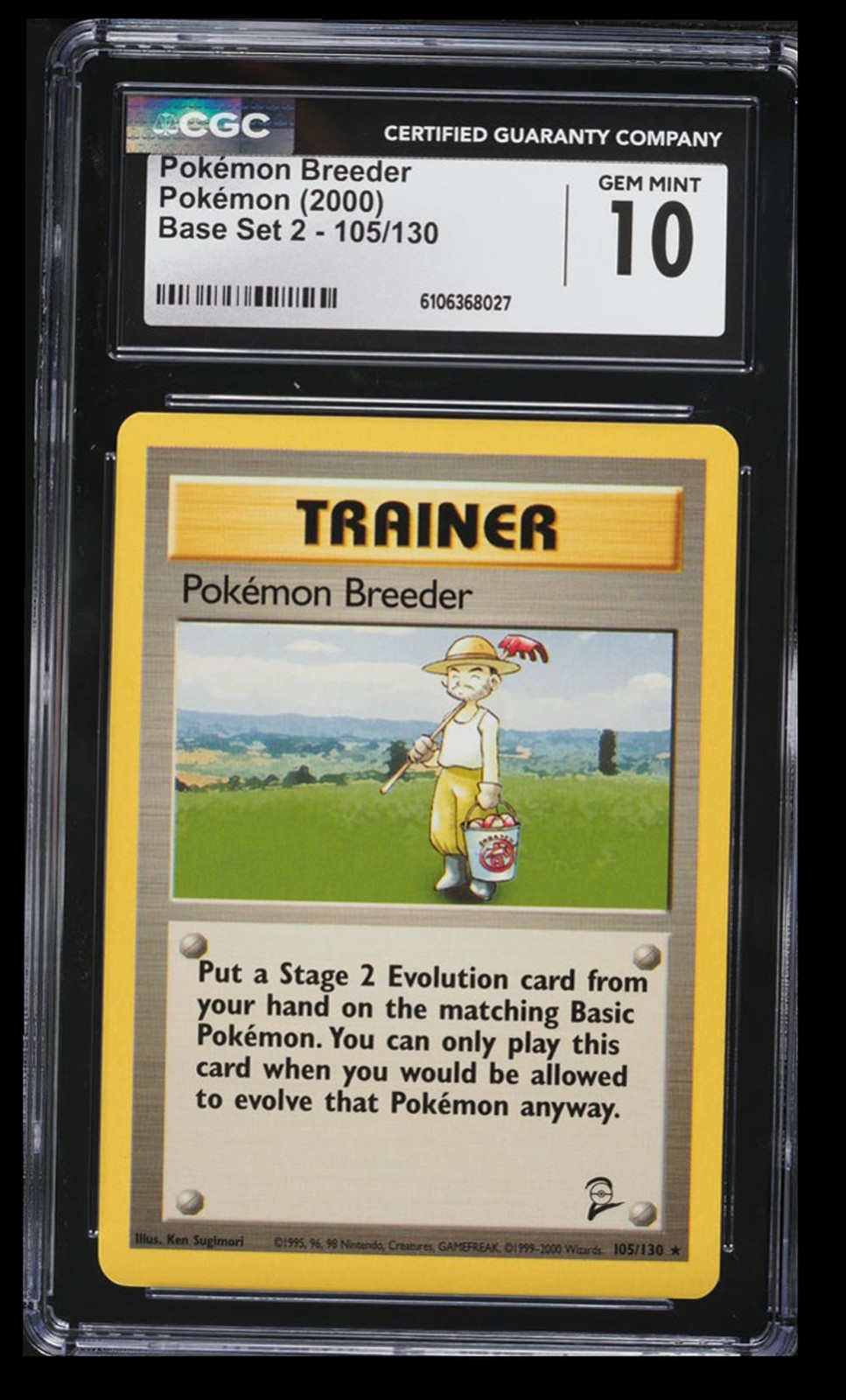 2000 Base Set 2 - English Pokémon Breeder Rare 105/130