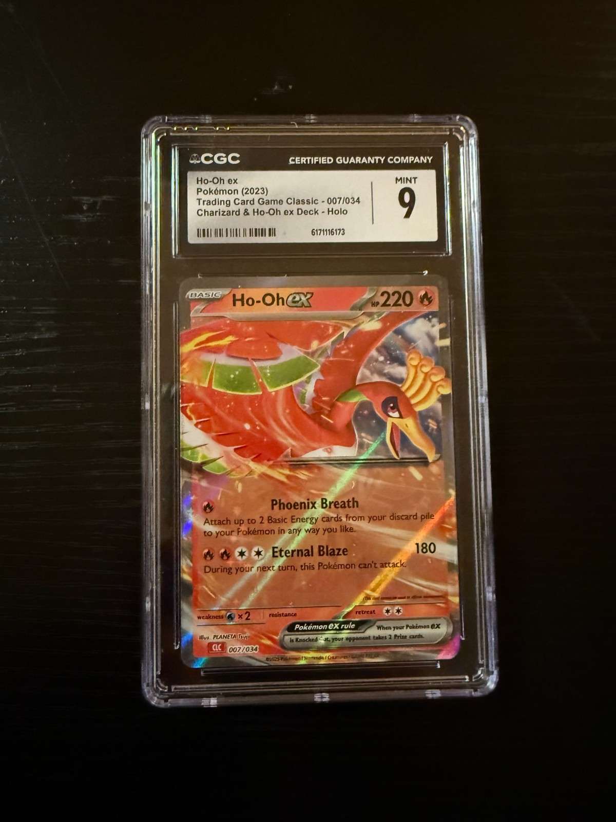 2023 Trading Card Game Classic - CLV, CLC, CLB - English Ho-Oh ex Charizard &amp; Ho-Oh ex Deck - CLC Holo 007/034