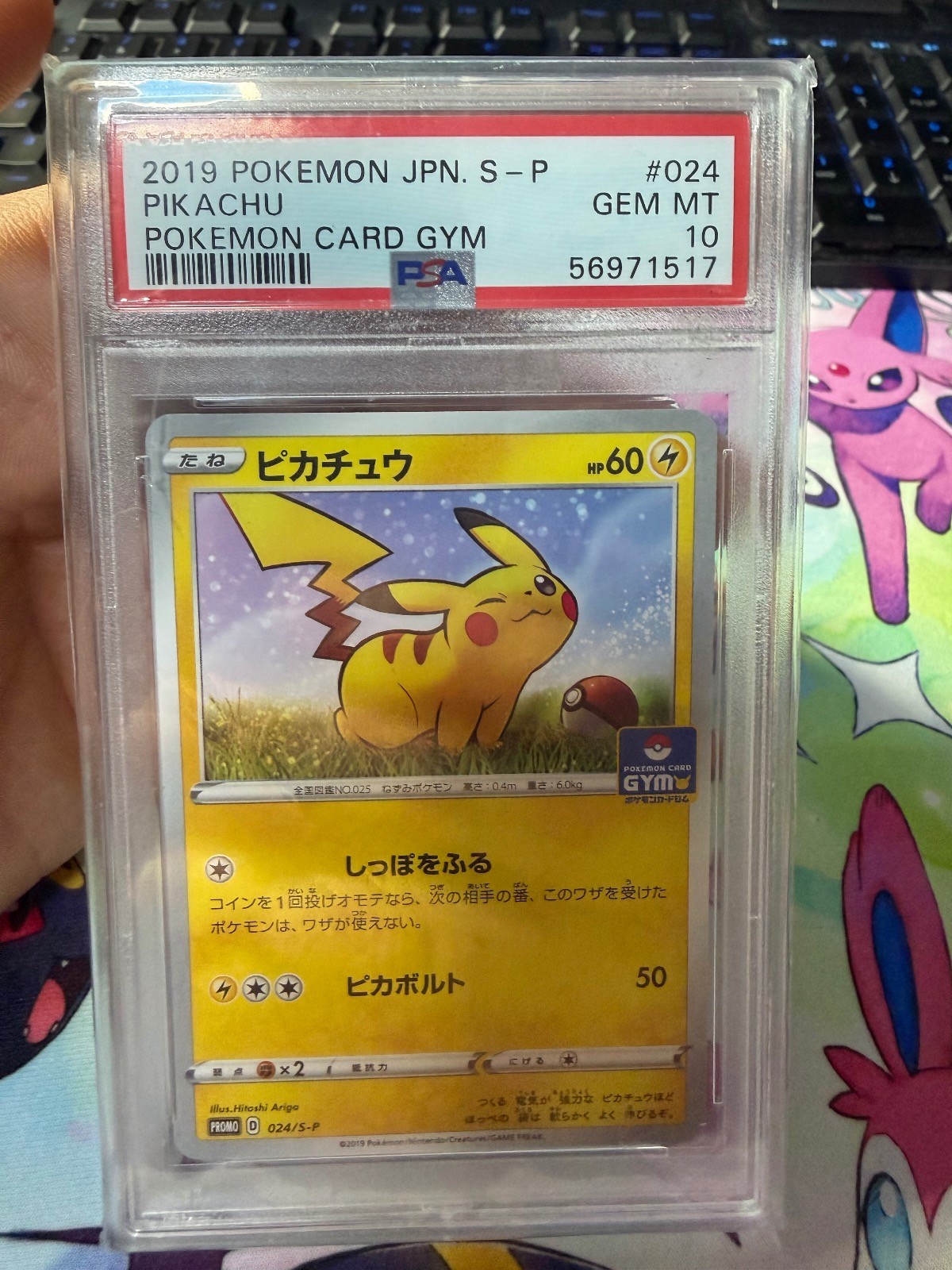 2019 Pokemon Japanese S Promo Pikachu Pokemon Card Gym 024