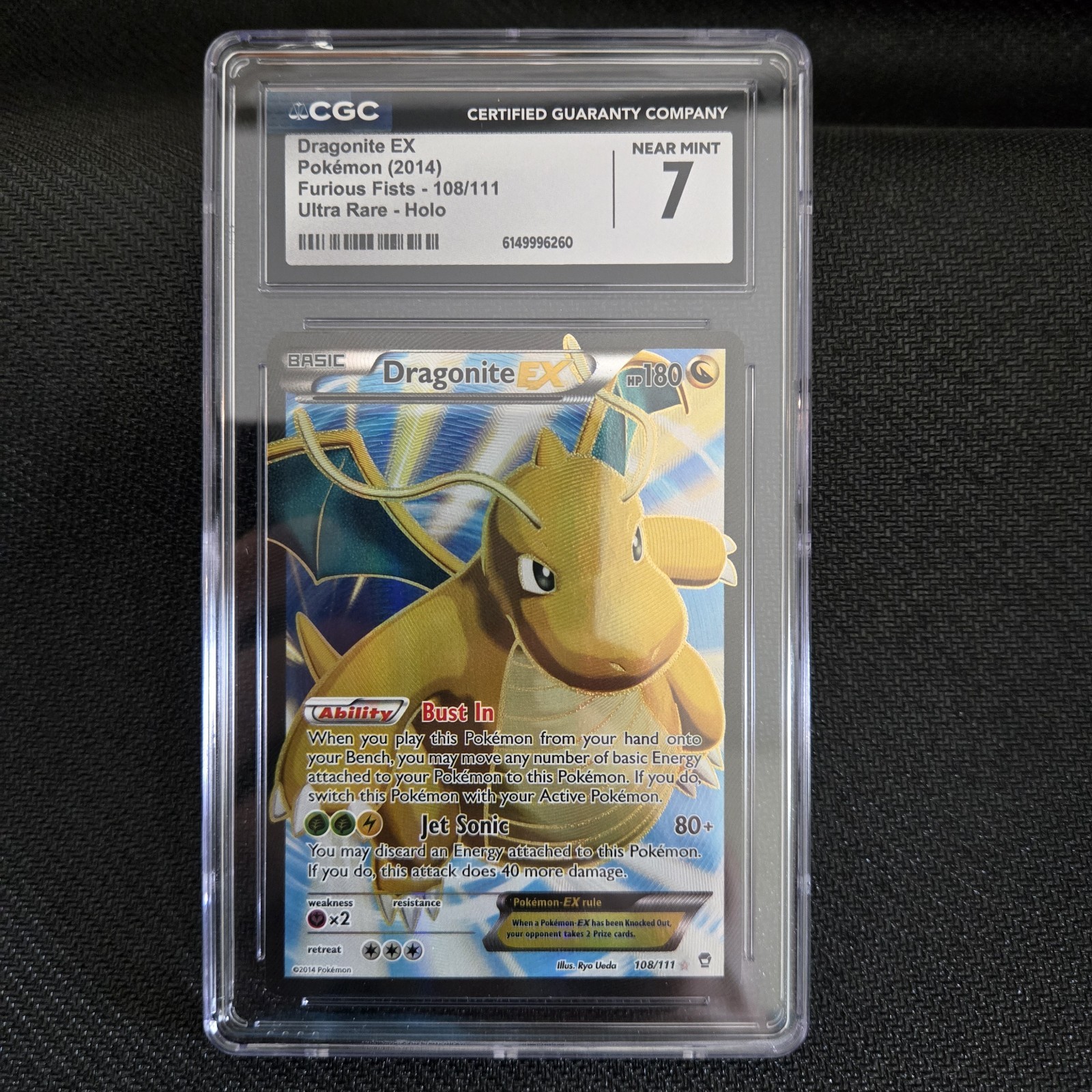 2014 Furious Fists - English Dragonite EX Ultra Rare Ultra Rare Holo 108/111