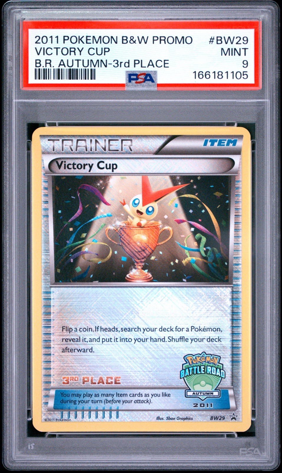 2011 Pokemon Black & White Promo Victory Cup Battle Road Autumn-3rd Place BW29