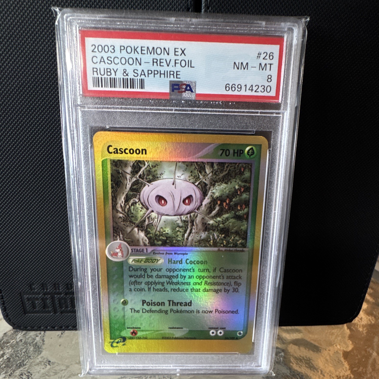 2003 Pokemon EX Ruby & Sapphire Cascoon-Reverse Foil 26