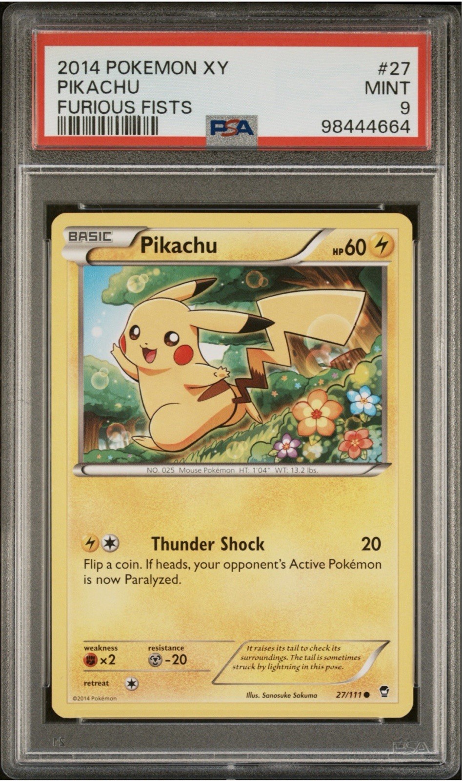 2014 Pokemon XY Furious Fists Pikachu 27