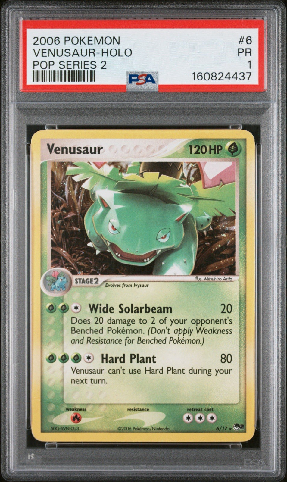 2006 Pokemon Pop Series 2 Venusaur-Holo 6