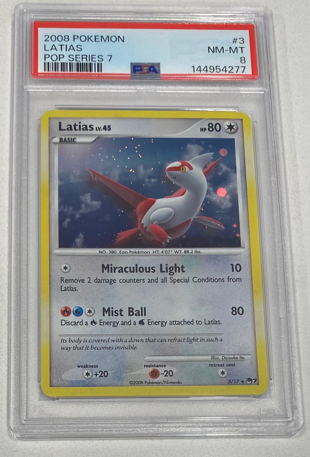 2008 Pokemon Pop Series 7 Latias 3