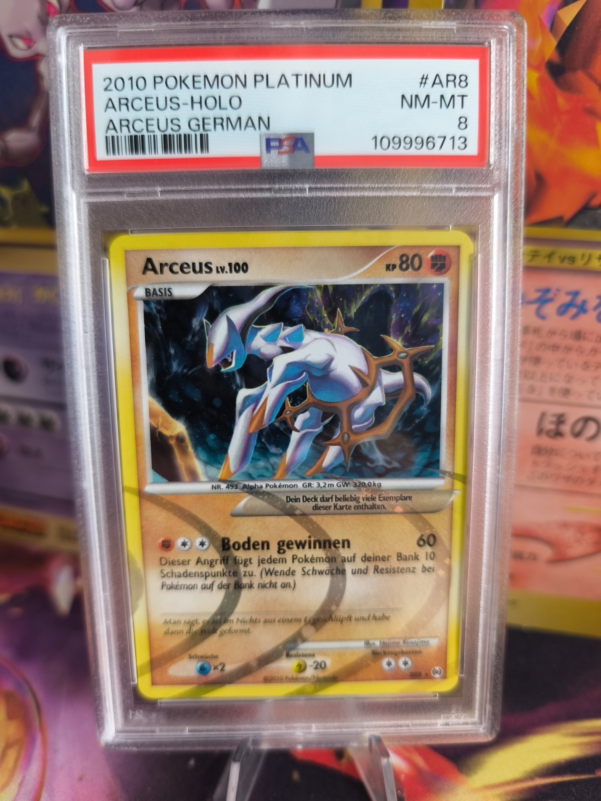 2010 Pokemon Platinum Arceus German Arceus-Holo AR8