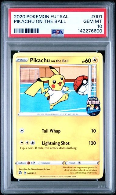 2020 Pokemon Futsal Pikachu on the Ball 001