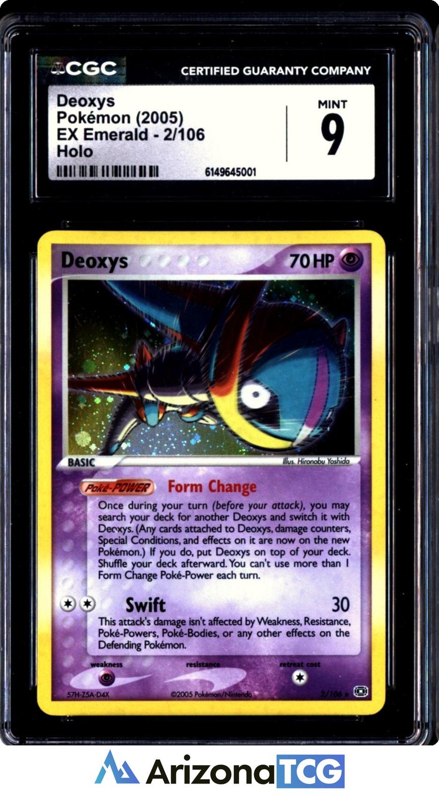2005 EX Emerald - English Deoxys Rare Holo 2/106