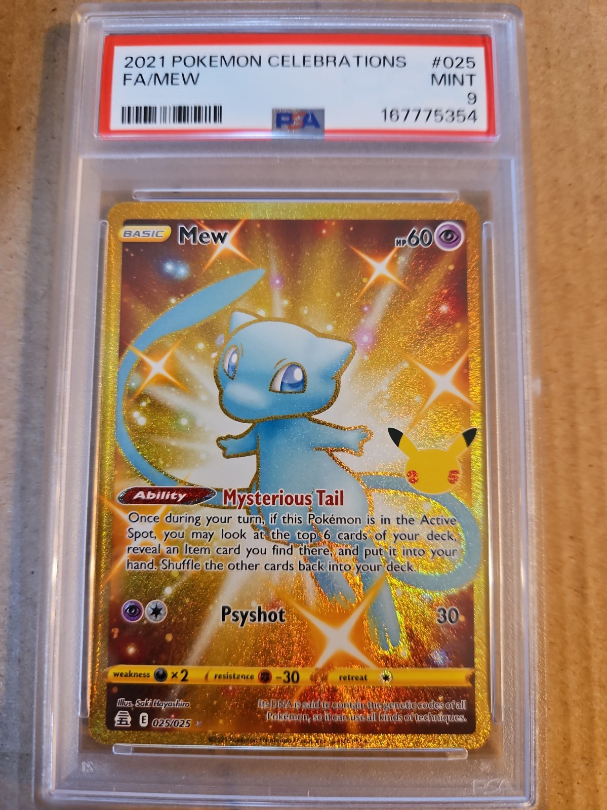 2021 Pokemon Celebrations Full Art/Mew 025