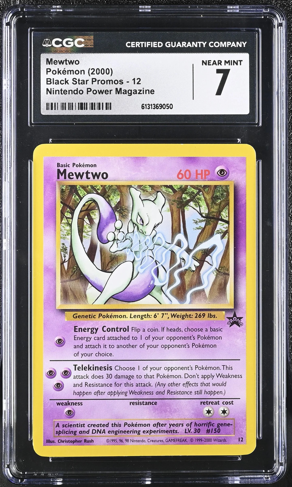 2000 Black Star Promos - WotC - English Mewtwo Nintendo Power Magazine 12