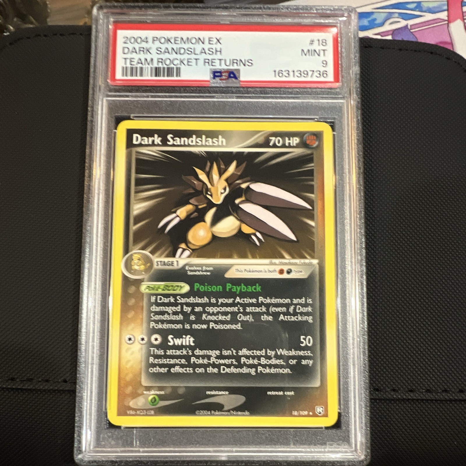 2004 Pokemon EX Team Rocket Returns Dark Sandslash 18