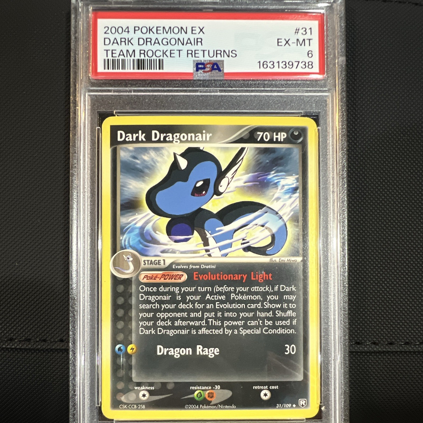 2004 Pokemon EX Team Rocket Returns Dark Dragonair 31