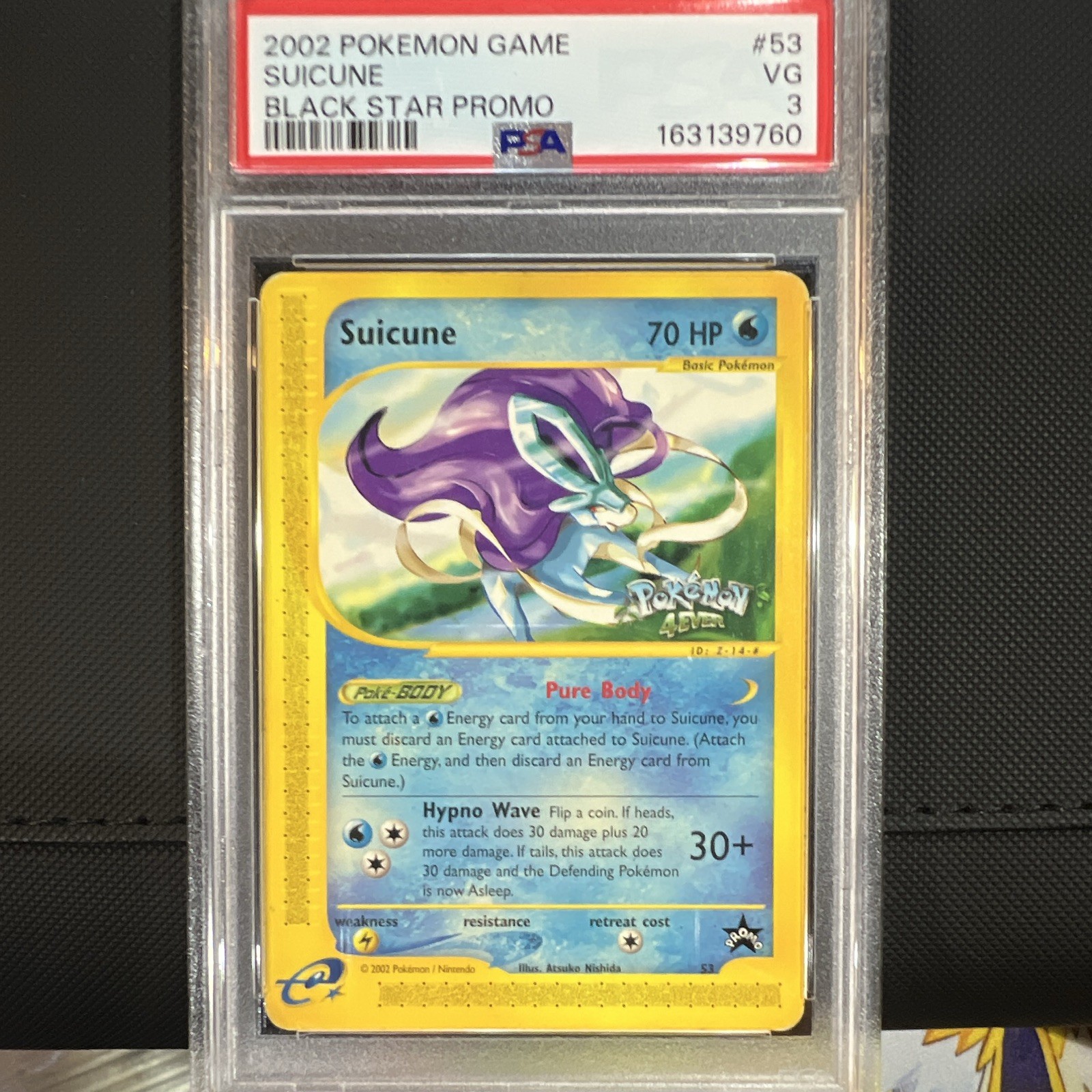 2002 Pokemon Game Promo Suicune Black Star 53