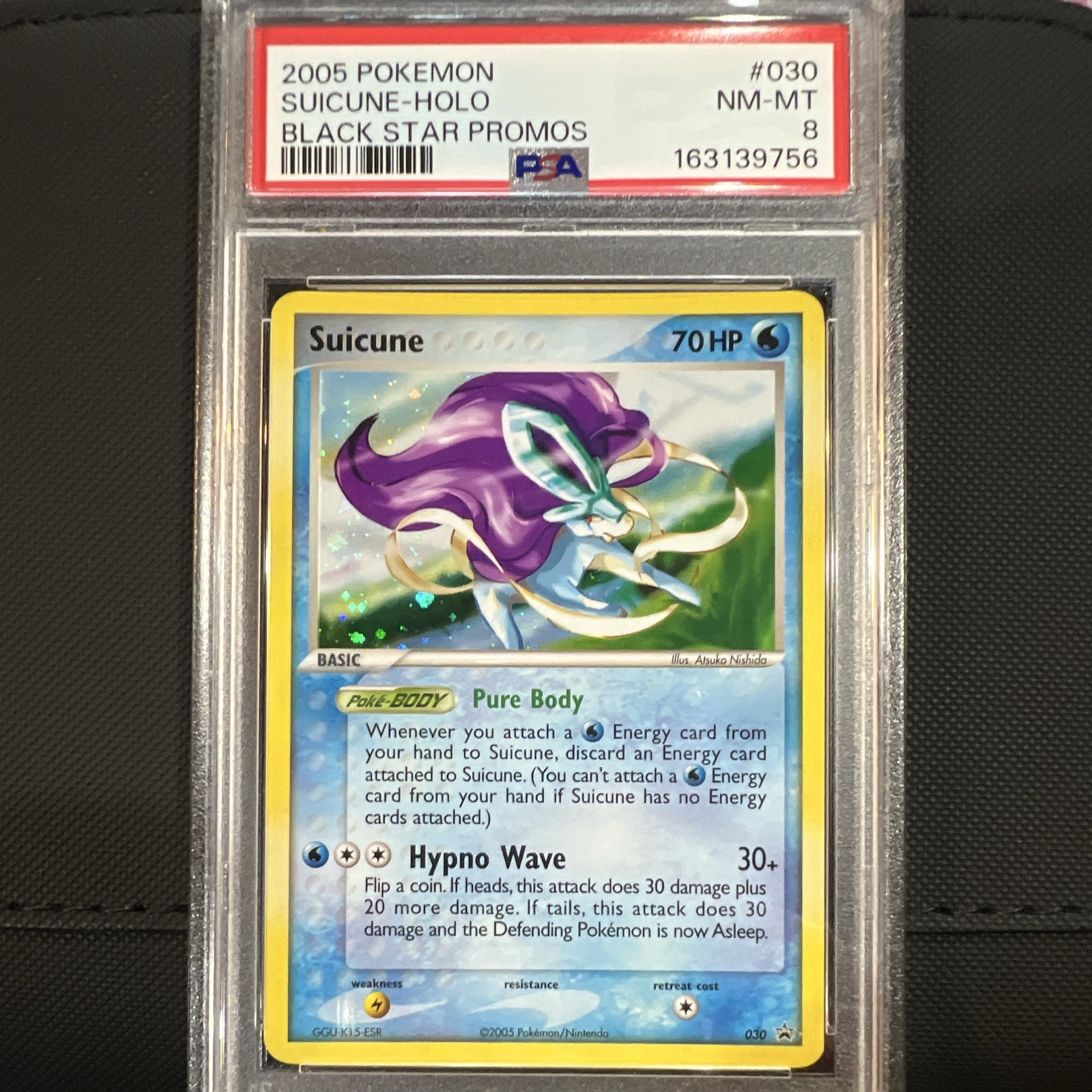 2005 Pokemon Black Star Promos Suicune-Holo 030
