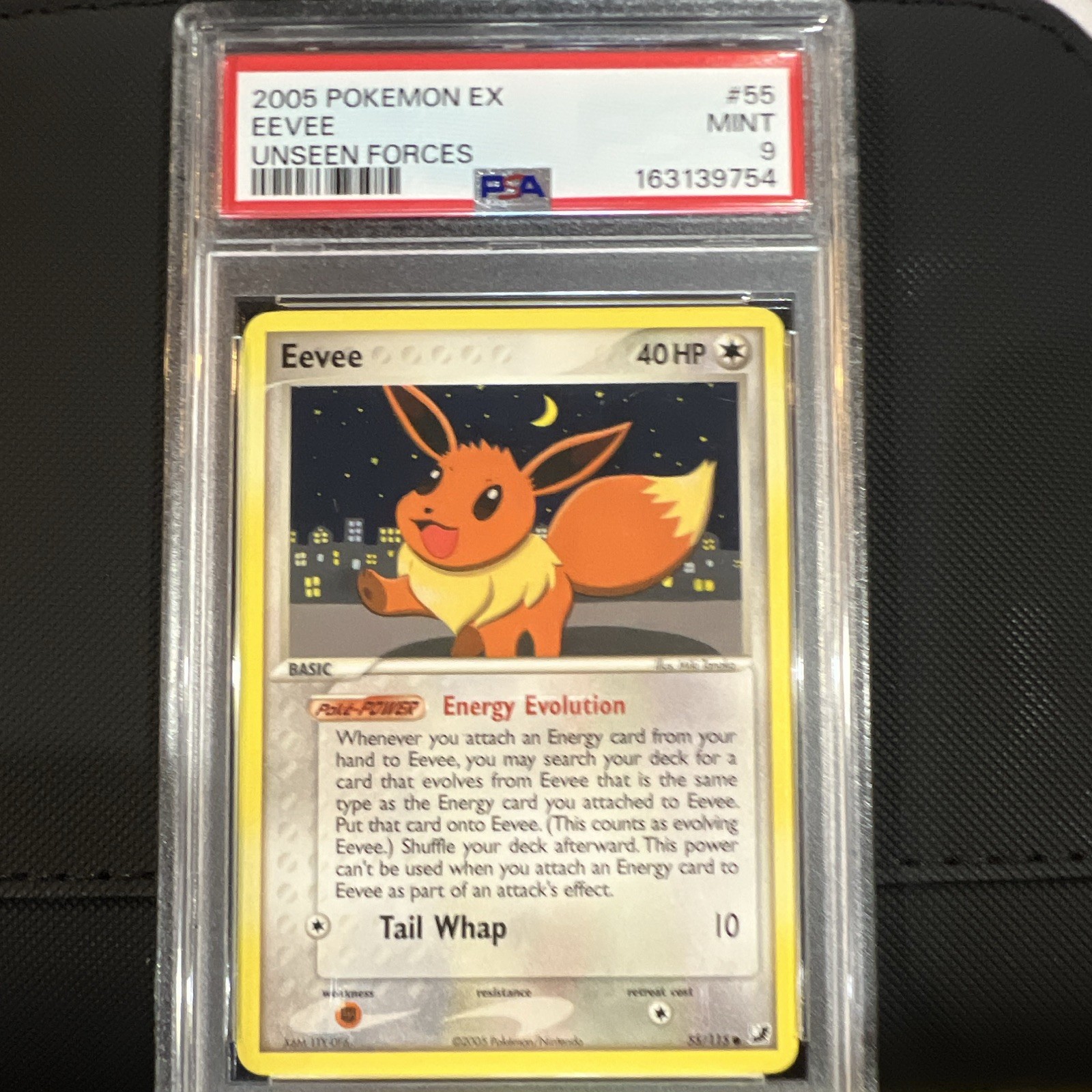 2005 Pokemon EX Unseen Forces Eevee 55