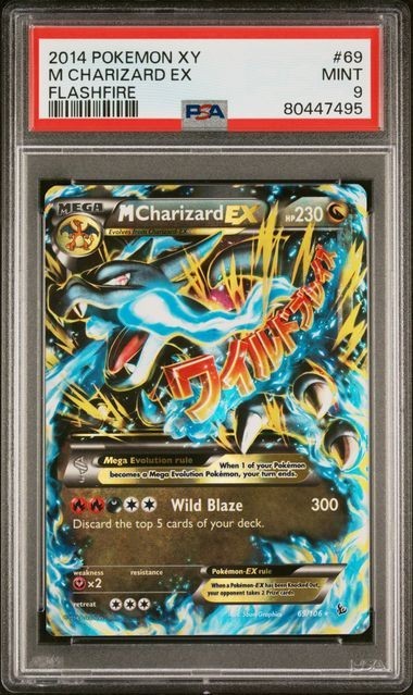 2014 Pokemon XY Flashfire M Charizard EX 69
