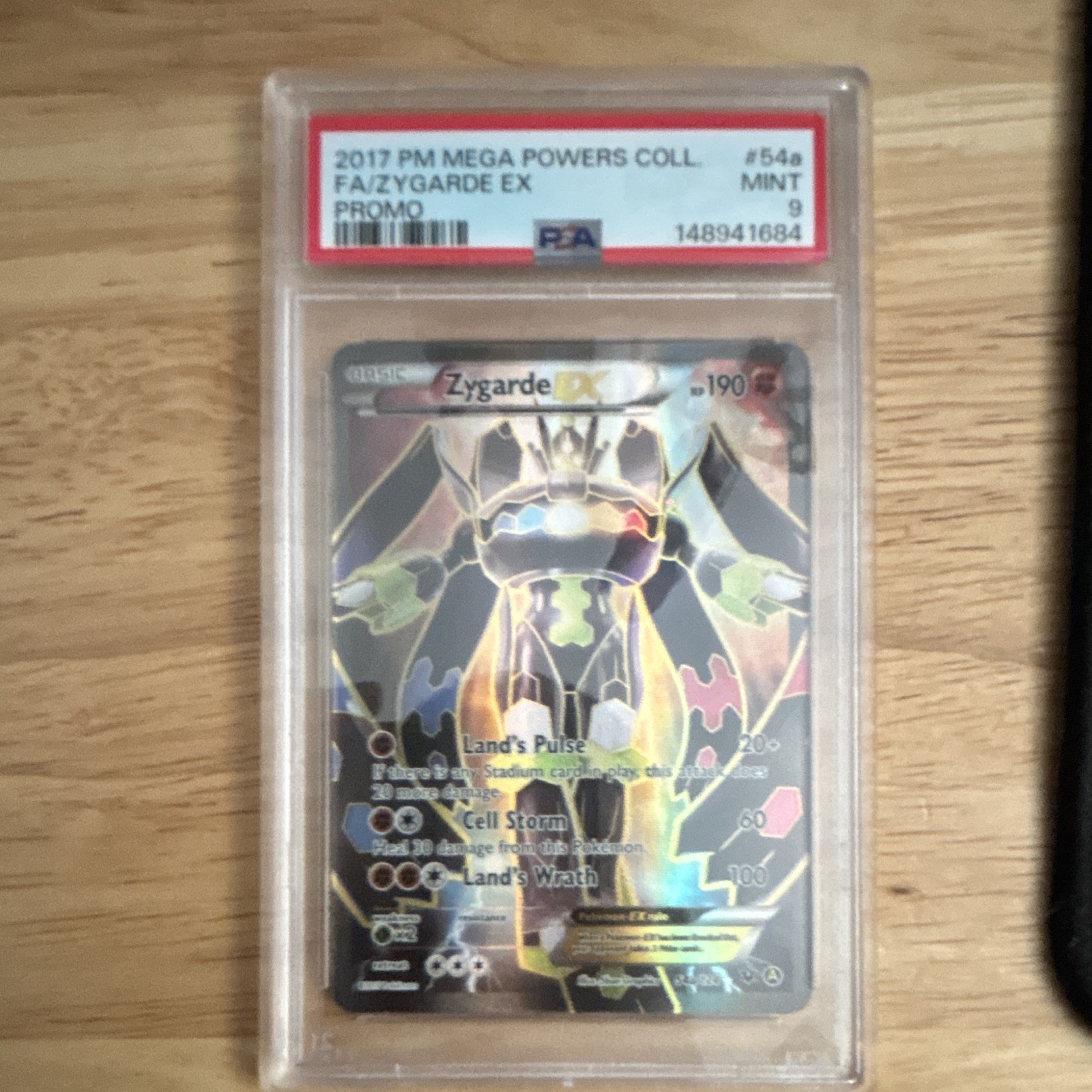 2017 Pokemon Mega Powers Collection Promo Full Art/Zygarde EX 54a